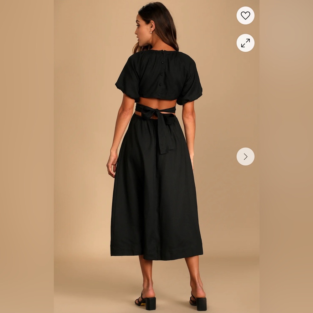 Lulus open back dress